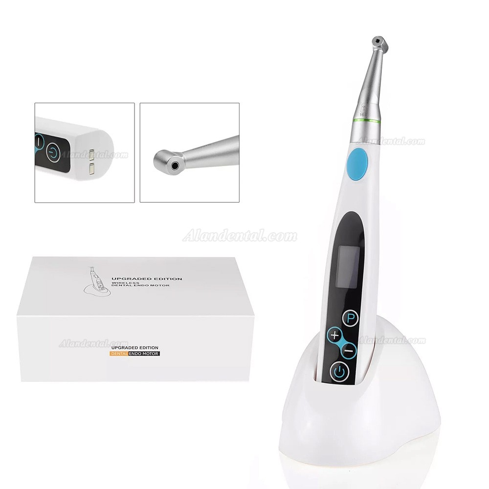 LY LY M680 Dental 16:1 Wireless Endo Motor Handpiece + 6Pcs Root Canal Files